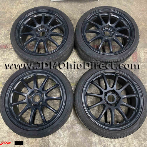 JDM WORK Emotion 11R 18" 5x114 Wheel and Tire Set 